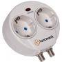 Кабелна защита - tuncmatik surgepro 6500a / 6000v / 2out. white - tsk0758