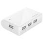 Зарядно устройство usb gsm / mp3 220v ,5v  4 usb порта antec ua4-25ec - ant-charg-ua4-25ec
