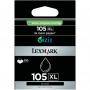 Lexmark black high yiled return programme ink cartridge lexmark #105xl  (510 pages) for pro805/pro905 - 14n0822e