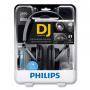 Philips слушалки с лента за глава, dj style,  цвят: черен - shl3200