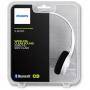 Bluetooth стерео слушалки philips, цвят: бял - shb4000wt