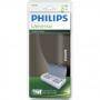 Зарядно устройство за батерии philips зарядно за батерии  aa/aaa/9v/c/d, 250ma, 220/240v, без вкл. батерии - scb2110nb/12
