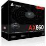 Захранване corsair professional platinum series, ax860 atx, eps12v, fully modular psu, eu version - cp-9020044-eu