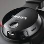 Стерео слушалки с микрофон philips bluetooth стерео слушалки, цвят: черен - shb7000