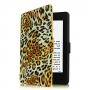 Калъф за kindle paperwhite - slim magnetic flip smartshell case cover for all-new amazon kindle paperwhite 6 - леопардова шарка