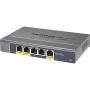 Комутатор netgear 5pt gigabit poe/pd plus switch - gs105pe-10000s