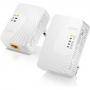 Zyxel pla4231 + pla4201 kit, powerline kit 1x pla4231 + 1x pla4201, 500mbps powerlines, 300mbps wifi extender (pla4231), wps button - pla4231-eu0201f