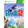 Конзола xbox 360 slim n 4gb + игра peggle 2 + fifa 15 + твърд диск xbox 360 slim 250gb