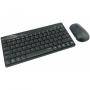 Rapoo 8000 безжичен комплект клавиатура с мишка, черен - rapoo-12755