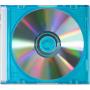 Cd-box тънки прозрачни за 1 cd (slim box clear) - оранжев