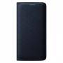 Калъф samsung galaxy s6 edge flip wallet (fabric) black - ef-wg925bbegww