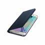 Калъф samsung galaxy s6 edge flip wallet (fabric) black - ef-wg925bbegww