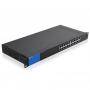 Linksys lgs124p :: 24-port small business rackmount gigabit switch with poe