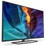 Телевизор philips 55инча 4k slim ultra hd led, android + 6 месецa voyo, pixel plus/55puh6400/88