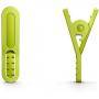 Спортни слушалки philips actionfit за поставяне в ушите,ултра леки, затворен гръб, скоба за ухо, цвят: сив / електриково зелен - shq3300lf