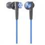 Слушалки sony headset mdr-xb50 blue - mdrxb50l.ae
