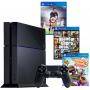 Kонзола sony playstation 4 1tb (ps4) с 3 игри fifa 16, gta v и little big planet