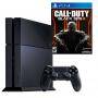 Конзола sony playstation 4 (ps4) - jet black 500 gb + call of duty black ops 3