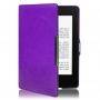 Четец за е-книги new 2015 kindle paperwhite iii + калъф лилав + протектор, 6 инча with built-in light, wi-fi - includes special offers