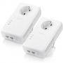 Ethernet адаптер zyxel pla5456 1800 mbps powerline 2-port gigabit  twin pack, pla5456-eu0201f