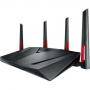 Безжичен рутер asus rt-ac88u, wi-fi ac3100 dual-band router with aiprotection powered by trend micro, 8 gigabit lan ports, 90ig01z0-bm3100