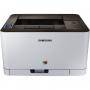 Лазерен принтер color laser printer samsung sl-c430, 18/4 ppm (b&w/color), 2400x600 dpi, 64 mb, spl, 150 paper input tray, usb 2.0 - sl-c430/see