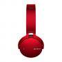 Слушалки sony headset mdr-xb650bt with bluetooth and nfc, red |mdrxb650btr.ce7