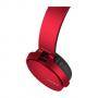Слушалки sony headset mdr-xb650bt with bluetooth and nfc, red |mdrxb650btr.ce7