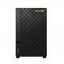 Мрежов сторидж asustor as3202t, 2-bay nas, intel  celeron quad-core j3160 ( up to 2.24ghz, 2mb), 2gb ddr3l (non-upgradeable), 2 x 3.5, as3202t