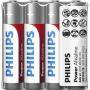Philips power alkaline батерия lr03 aaa, 4-foil
