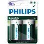 Батерия philips longlife r20 (d), 2-foil r20l2f/10