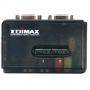 Edimax ek-uak2 превключвател kvm, usb, 2 порта, с кабели, аудио