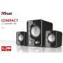 Тонколони trust ziva compact, 2.1 speaker set, черни, 21525