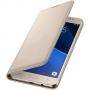 Калъф samsung galaxy j5 (2016), flip wallet cover, златист, ef-wj510pfegww