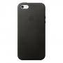 Калъф apple iphone se, leather case, черен, mmhh2zm/a