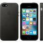 Калъф apple iphone se, leather case, черен, mmhh2zm/a