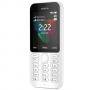 Мобилен телефон nokia 222 ds white