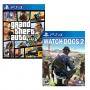 Игра watch dogs 2 за playstation 4+игра gtav (gta5): grand theft auto v за ps4