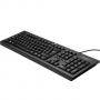 Клавиатура hp classic wired keyboard, черна, wz972aa