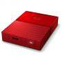 Външен диск hdd 4tb usb 3.0 mypassport, червен, new, wdbyft0040brd