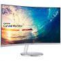 Монитор samsung c27f591fdux, 27 инча curved va led, 4ms, 1920x1080, dp, hdmi, d-sub, 250cd/m2, mega dcr, 178/178, бял, lc27f591fduxen