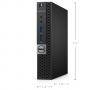 Настолен компютър dell optiplex 3046 m, intel core i3-6100t (3.2ghz, 3mb), 4gb 2133mhz ddr4, 500gb hdd, intel integrated graphics, n003o3046mff