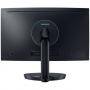 Монитор samsung c24fg70fqux, 24 инча, 1920x1080, 1m, hdmi, displayport, lc24fg70fquxen