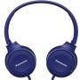Стерео слушалки panasonic rp-hf100e, сини, 6540013