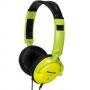 Слушалки dj panasonic rp-djs200e-y, жълти, 6540012