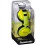 Слушалки dj panasonic rp-djs200e-y, жълти, 6540012