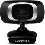 Уеб камера canyon cne-cwc3, 1080p full hd, usb2.0, 360°, 2.0 mega pixel, черна, cne-cwc3