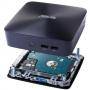 Настолен компютър asus vivo, intel core i5-7200u, 2 x so-dimm ddr4, m2 ssd + 2.5hdd, wi-fi, ac+bt, no os, asus-pc-un65u-bm009m