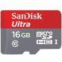 Карта памет sandisk micro sdhcuhs-i, + адаптер, 16gb, class 10, sd-sdqunc-016g-gn6ma