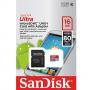 Карта памет sandisk micro sdhcuhs-i, + адаптер, 16gb, class 10, sd-sdqunc-016g-gn6ma